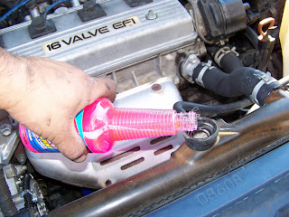 Can you put water in the engine coolant?